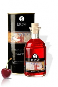Массажное масло — лубрикант «Shunga» пылающая вишня