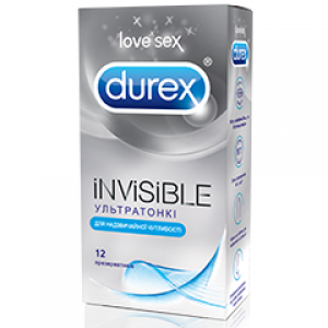 Презервативы "Durex" Invisible 12 шт
