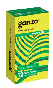 Презервативы «Ganzo» Ultra thin супер тонкие