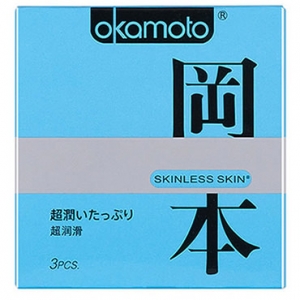 Презервативы "Okamoto" Skinless Skin с обильной смазкой, 3 шт