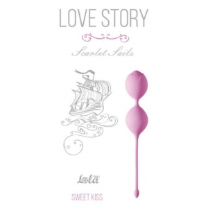 Вагинальные шарики "Love Story" розовые, двойные