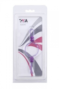 Лассо "Toyfa" фиолетовое, тонкое с утяжкой с 2 сторон