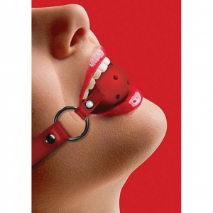 Кляп "Ouch" Ball Gag Red