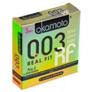Презервативы «Okamoto» Real Fit 003