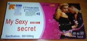 Возбуждающая мятная жвачка «My sexy secret» для женщин и мужчин