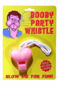 Свисток-​груди «Booby party whistle» телесный на шнурке