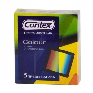 Разноцветные презервативы «Contex» Colour