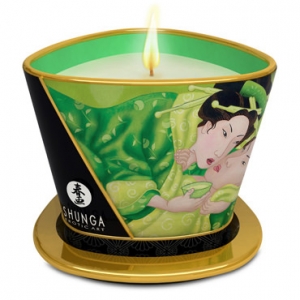 Свеча «Shunga» Exotic Green Tea массажная, большая