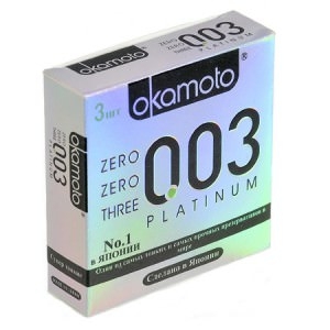 Презервативы «Okamoto» Platinum супертонкие