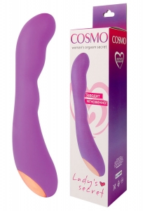 Вибратор нереалистичный фиолетовый "Cosmo"