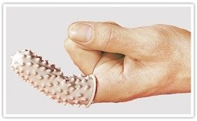 Насадки на палец «Lust Fingers» для стимуляции G зоны и клитора, без вибрации