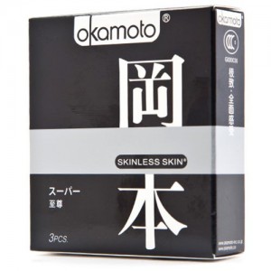 Презервативы "Okamoto" супер тонкие, с запахом ванили, 3 шт
