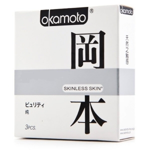 Презервативы "Okamoto" Skinless Skin классические, 3 шт