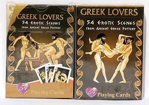 Карты эротические с позами "Greek Lovers" игральные
