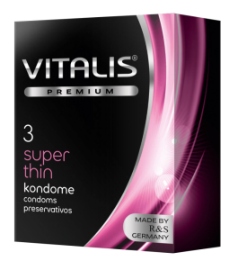 Cверхтонкие презервативы "Vitalis" SuperThin 