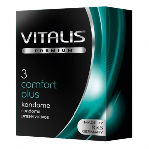 Чувственные презервативы "Vitalis" Comfort plus
