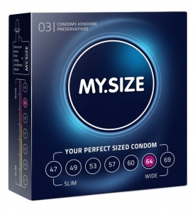 Большие презервативы на толстый член "MySize" 223*64 мм.