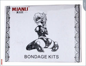 Набор Mjanu "Bondage Kits" черный, кожаный
