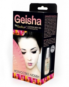 Металлические вагинальные шарики "Geisha" маленькие в комплекте с лубрикантом