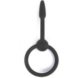 Уретральный короткий силиконовый зонд "Sex Expert" с кольцом