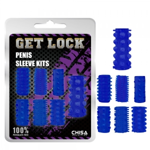 Набор синих насадок "Get Lock" 