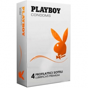 Презервативы "Playboy" ультратонкие, латексные, 4 шт
