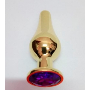 Пробка Танго "Ювелир" золотая с фиолетовым кристаллом 