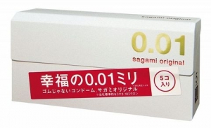 Полиуретановые презервативы "Sagami" 0.01 