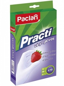 Перчатки "Practi" виниловые L