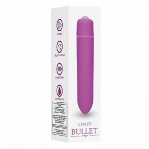 Вибропуля "Speed Bullet" пурпурного цвета