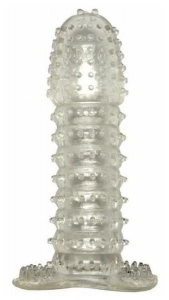 Насадка на пенис "Crystal condom" тонкая с шипиками