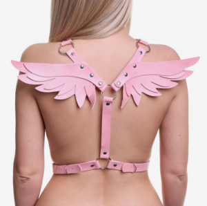 Портупея "Sima- Land" розовая с крыльями женская