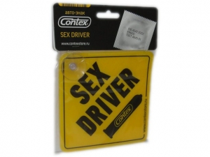 Подарочный авто знак «SEX — DRIVER»